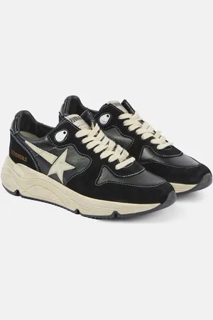 Golden Goose Sneakers Running Sole aus Veloursleder und Leder