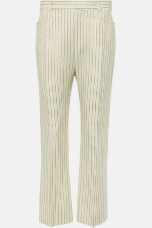Tom Ford Gerade Hose Wallis aus einem Wollgemisch