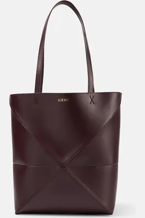 Loewe Tote Puzzle Fold Medium aus Leder