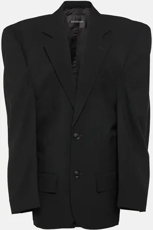 Balenciaga Oversize-Blazer Cut Away aus Wolle