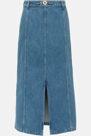 Patou High-Rise-Jeansrock