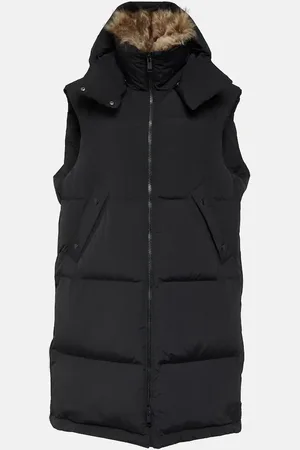 YVES SALOMON Daunenweste mit Shearling