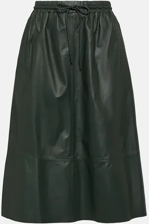 YVES SALOMON Midirock aus Leder