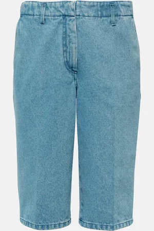 DRIES VAN NOTEN Mid-Rise Jeansshorts
