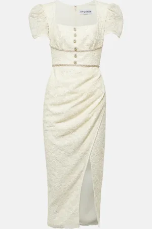 Self-Portrait Bridal Midikleid aus Spitze