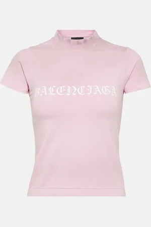 Balenciaga Cropped-Top aus Baumwoll-Jersey