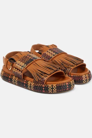ULLA JOHNSON Sandalen aus Leder
