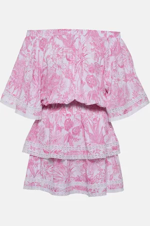 Melissa Odabash Bedrucktes Off-Shoulder-Minikleid Micha