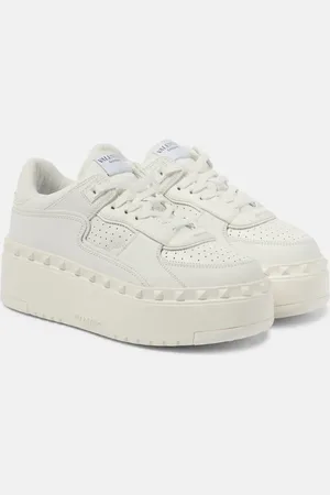 VALENTINO GARAVANI Plateau-Sneakers Freedots XL aus Leder
