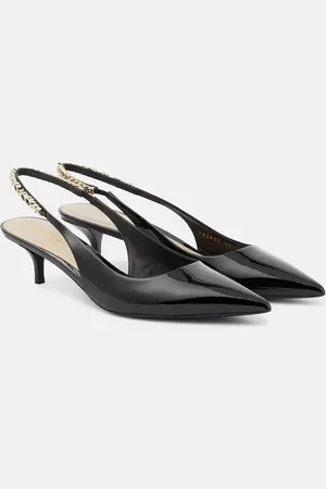 Gucci Slingback-Pumps Signoria aus Lackleder