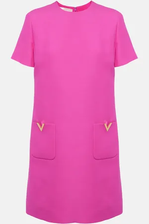 VALENTINO Minikleid VGold aus Crepe Couture