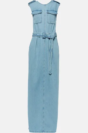 DRIES VAN NOTEN Maxikleid aus Denim