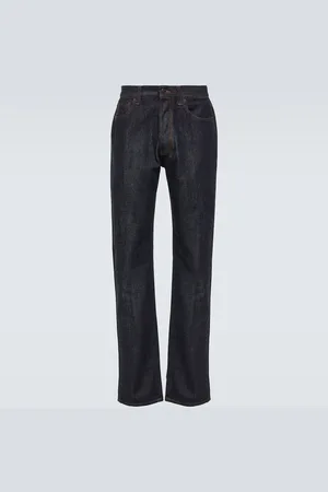 Loro Piana High-Rise Slim Jeans Kamen