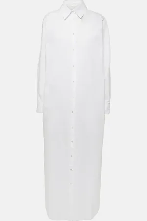 The Row Hemdblusenkleid Izumi aus Baumwollpopeline