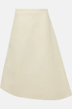 Jil Sander Midirock aus Baumwolle