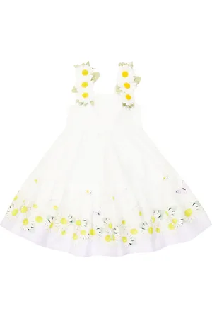 MONNALISA Baby Bedrucktes Kleid aus Baumwolle