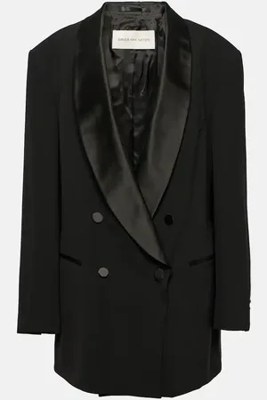 DRIES VAN NOTEN Oversize-Blazer aus einem Wollgemisch