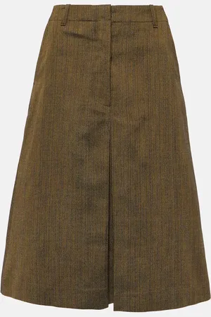 DRIES VAN NOTEN Midirock aus einem Baumwollgemisch