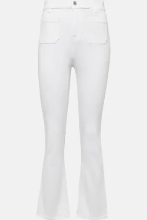 7 for all Mankind High-Rise Cropped Flared Jeans