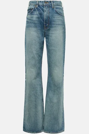 NILI LOTAN Low-Rise Wide-Leg Jeans Mitchell