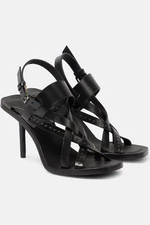 Max Mara Sandalen aus Leder
