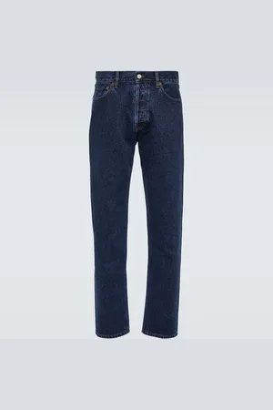 Thom Sweeney Mid-Rise Straight Jeans