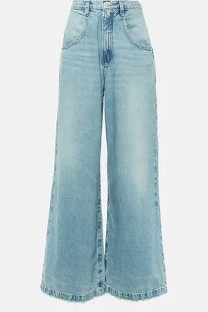 Frame High-Rise Wide-Leg Jeans The Skater