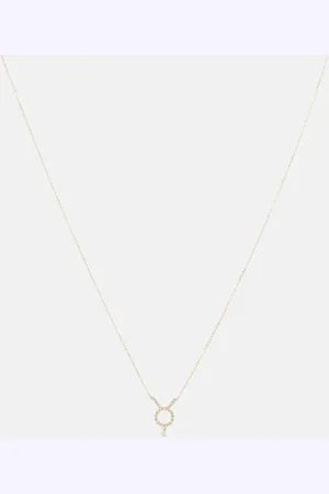 PERSÉE Persée Halskette Taurus aus 18kt Gelbgold mit Diamanten