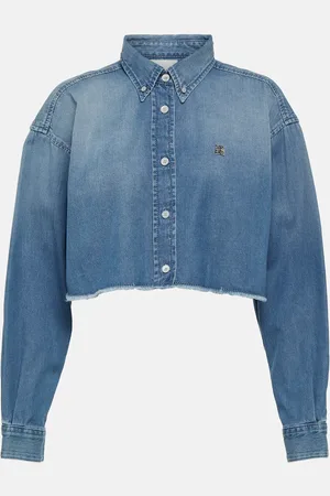 Givenchy Cropped-Jeanshemd 4G