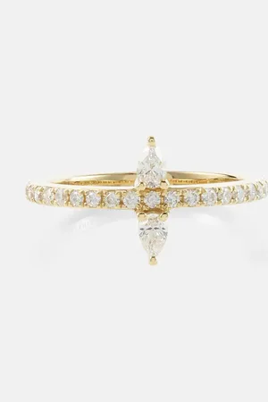 PERSÉE Persée Ring Héra aus 18kt Gelbgold mit Diamanten