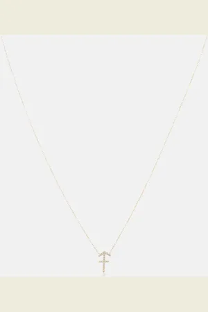 PERSÉE Persée Halskette Sagittarius aus 18kt Gelbgold mit Diamanten