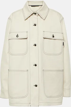Max Mara Jacke Dardano aus Baumwolle und Leinen