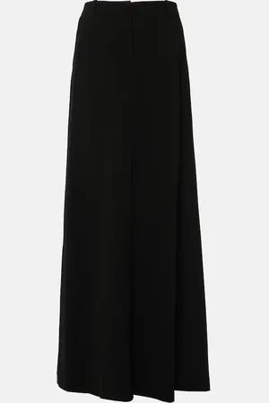 DRIES VAN NOTEN Maxirock aus einem Wollgemisch