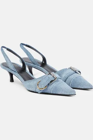 Givenchy Slingback-Pumps Voyou aus Denim