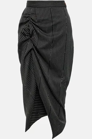 Vivienne Westwood Midirock aus Wolle und Baumwolle