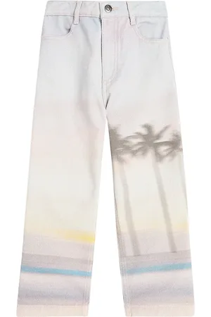The New Society Bedruckte Jeans Sunset