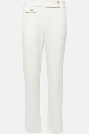 VERONICA BEARD Schmale Cropped Mid-Rise-Hose Renzo