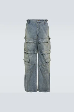 Balenciaga Mid-Rise Cargo-Jeans