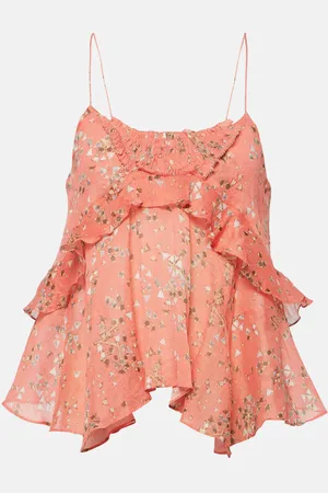 Isabel Marant Bedrucktes Top Anissa aus Baumwolle und Seide