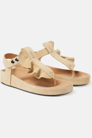 Isabel Marant Sandalen Isela aus Veloursleder