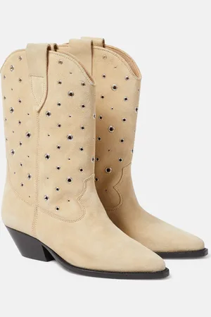 Isabel Marant Westernstiefel Duerto aus Veloursleder