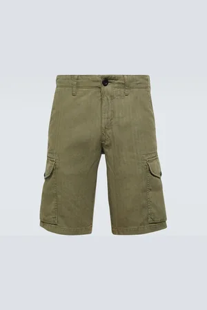 Incotex Cargo-Shorts aus Baumwolle und Leinen