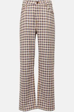 Etro Weite Hose aus Tweed