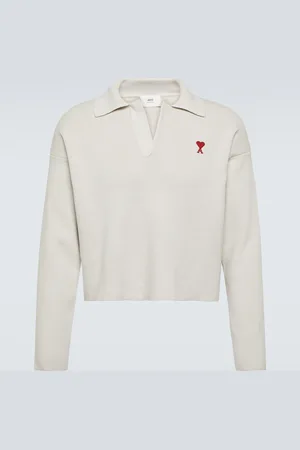 Ami Polopullover Ami de Cœur aus einem Baumwollgemisch