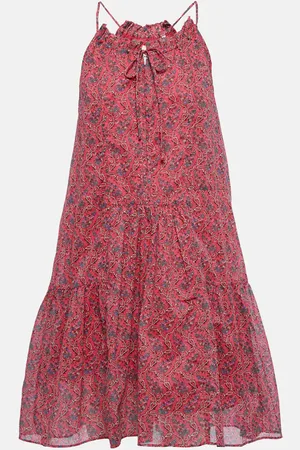 Marant Etoile Bedrucktes Minikleid Kayne aus Baumwolle