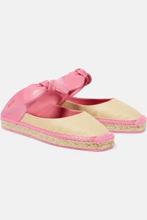 Jimmy Choo Espadrilles Reka aus Raffiabast und Leder