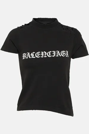 Balenciaga T-Shirt Gothic Type Shrunk