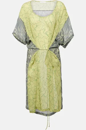 DRIES VAN NOTEN Bedrucktes Minikleid aus Georgette