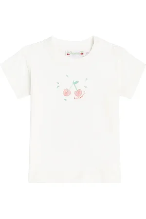 BONPOINT Baby Bedrucktes T-Shirt Dom aus Baumwolle