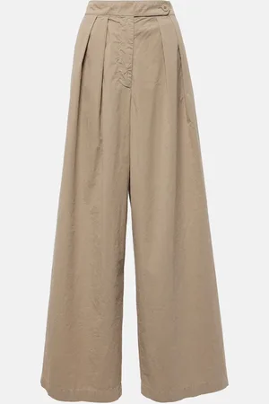 DRIES VAN NOTEN Weite Hose aus Baumwolle